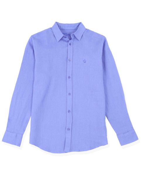 Image de Chemise lin unie 2 XL LILAS