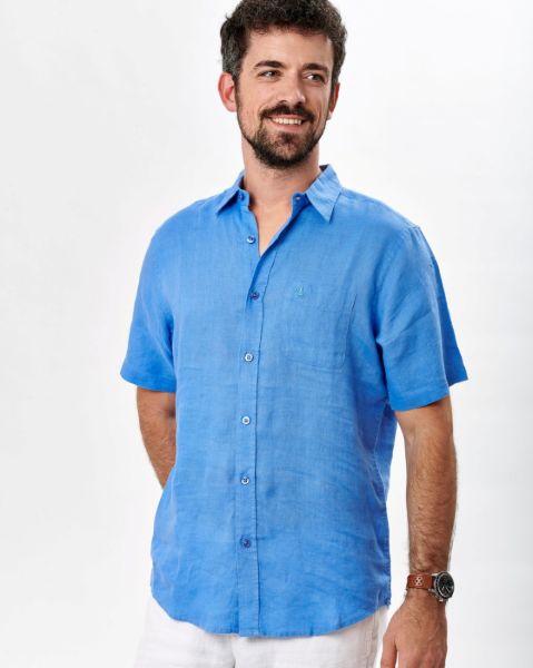 Image de Chemise lin manches courtes M ROYAL