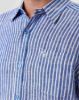Image de Chemise en lin rayée manches courtes M MARINE