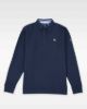 Image de Sweat shirt col polo L MARINE/ BLANC