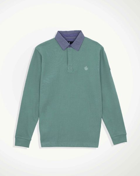 Image de Sweat shirt col polo col jeans M LAGON