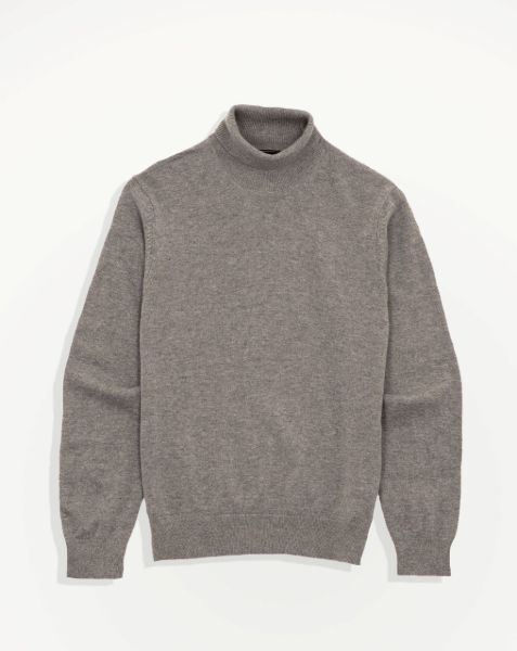 Image de Pull col roulé cahemire unité XL TAUPE