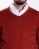 Image de Pull col V cahemire unité 3 XL ROUILLE