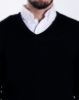 Image de Pull col V cahemire unité S NOIR