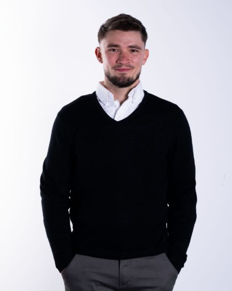 Image de Pull col V cahemire unité M NOIR