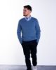 Image de Pull col V cahemire unité 3 XL CIEL