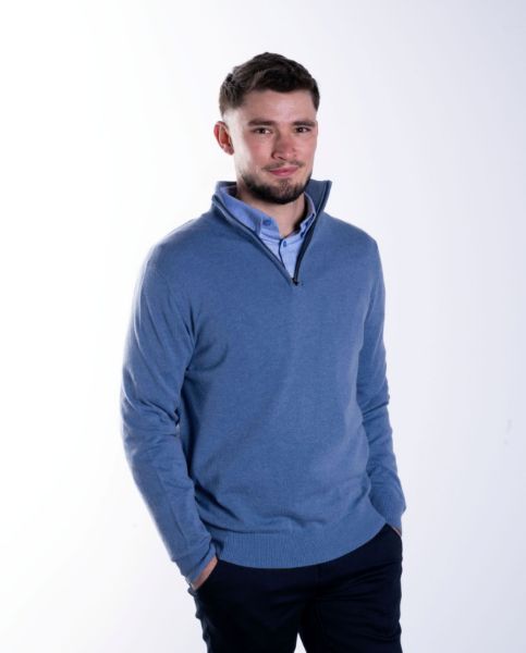 Image de Pull col camionneur cahemire unité 2 XL CIEL