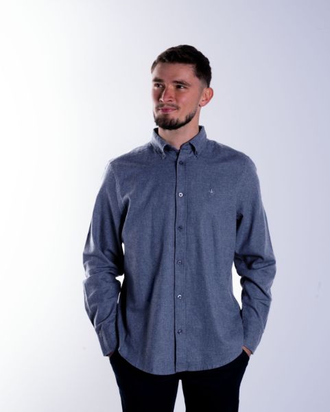 Image de Chemise 100 % coton unité XL MARINE