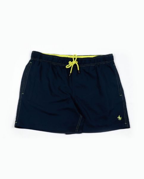 Image de Short de bain uni XL MARINE / JAUNE