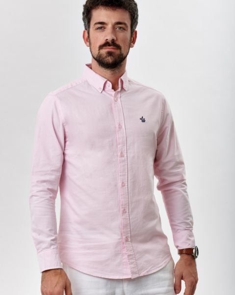 Image de Chemise regular fit Oxford unie M ROSE