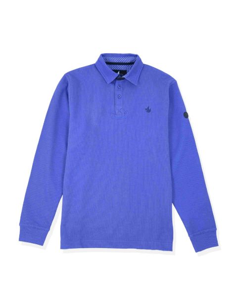 Image de Sweat shirt col polo 3 XL COBALT