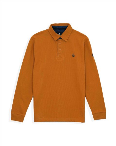 Image de Sweat shirt col polo XL COGNAC