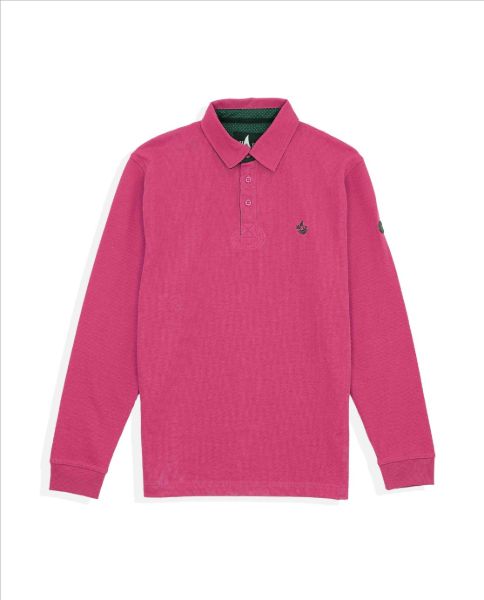 Image de Sweat shirt col polo M FUCHSIA