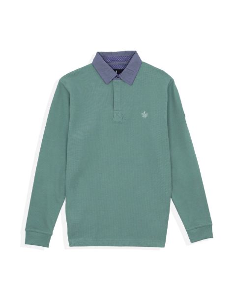 Image de Sweat shirt col polo col jeans 2 XL LAGON