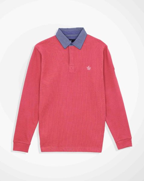 Image de Sweat shirt col polo col jeans 3 XL CORAIL