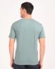 Image de T shirt coton bio-wash col V L LAGON