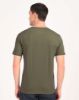 Image de T shirt coton bio-wash col V 4 XL OLIVE