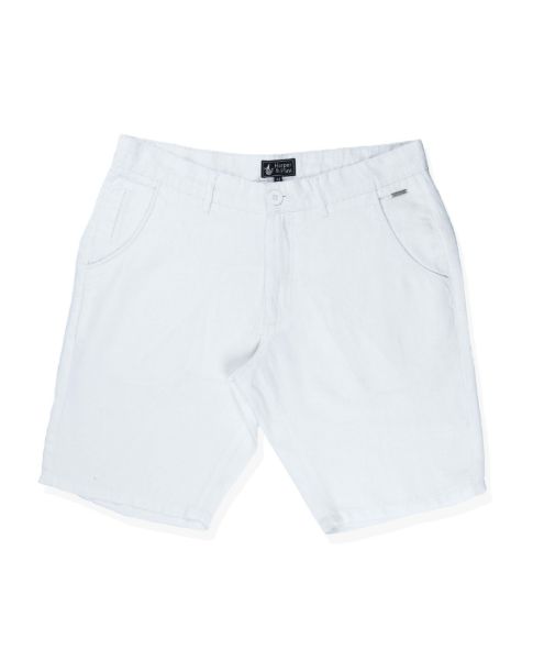 Image de Bermuda lin classic 48 BLANC