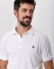 Image de Polo velours éponge uni M BLANC