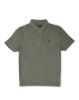 Image de Polo velours éponge uni 3 XL VERT DE GRIS