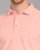 Image de Polo velours éponge uni S VIEUX ROSE