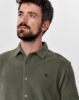 Image de Polo chemise boutonné velours éponge L VERT DE GRIS