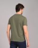 Image de T shirt coton bio-wash col rond S OLIVE
