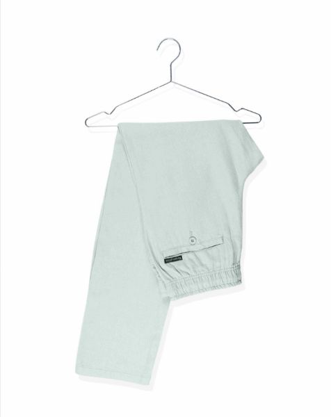 Image de Pantalon lin élastiqué 3 XL CELADON