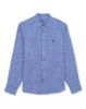 Image de Chemise lin manches longues rayée 2 XL MARINE