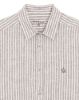 Image de Chemise lin manches longues rayée 2 XL TAUPE