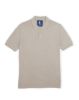 Image de Polo en tricot léger 100 % coton bio L BEIGE