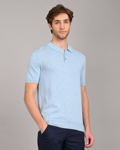 Image de Polo en tricot léger 100 % coton bio 3 XL GLACIER