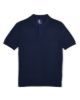 Image de Polo en tricot léger 100 % coton bio M MARINE
