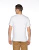 Image de T shirt coton bio-wash col rond S BLANC