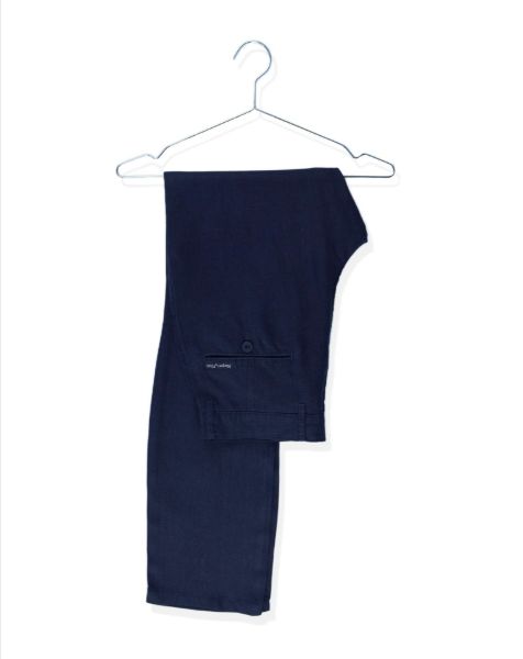 Image de Pantalon chino lin 50 MARINE