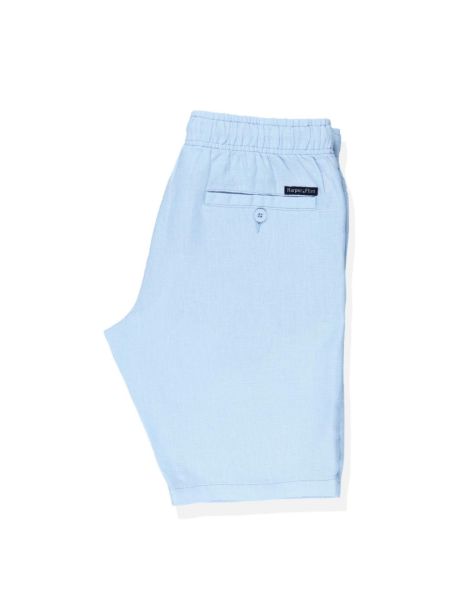 Image de Bermuda lin élastiqué 2 XL GLACIER