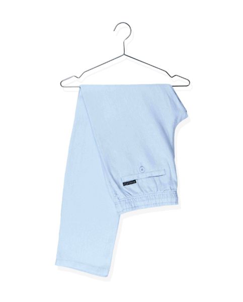 Image de Pantalon lin élastiqué S GLACIER