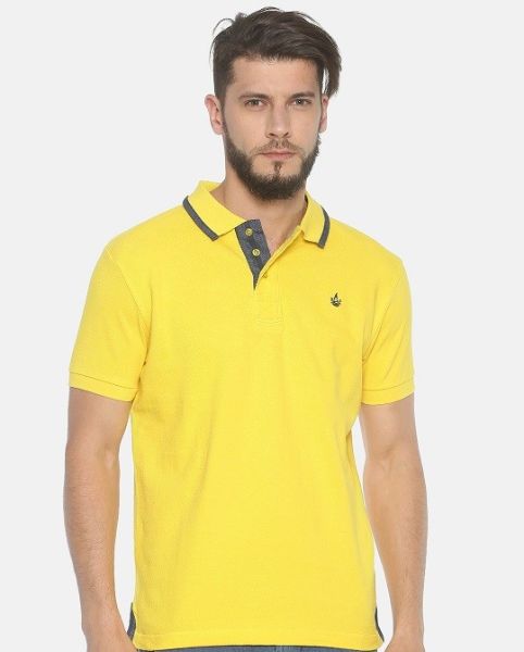 Image de Polo uni coton piqué M BANANE