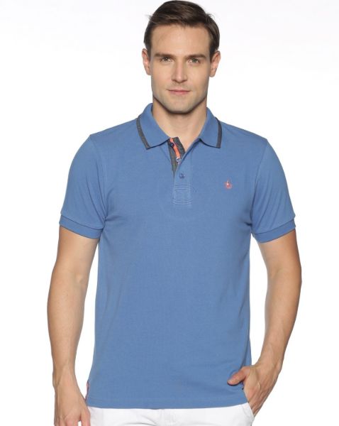 Image de Polo uni coton piqué S OCEAN
