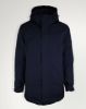Image de Veste longue capuche zippée XL BLEU NUIT