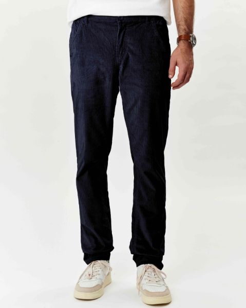 Image de Pantalon chino velours côtelé 38 MARINE