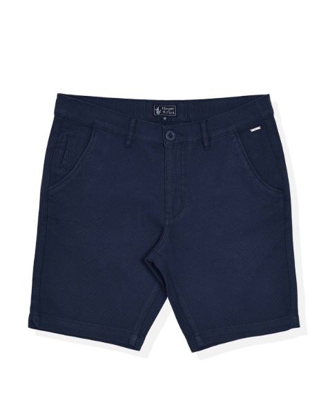Image de Bermuda coton Spandex Dobby 42 MARINE