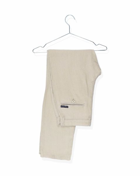 Image de Pantalon chino lin 50 BEIGE