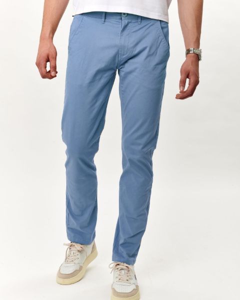 Image de Pantalon chino coton élasthanne 38 CIEL