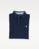 Image de Sweat shirt col polo M MARINE/ BLANC
