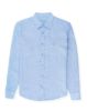 Image de Chemise en lin manches longues chinée 4 XL CIEL
