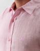 Image de Chemise en lin manches longues chinée 2 XL ROSE