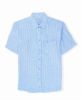 Image de Chemise en lin rayée manches courtes M CIEL