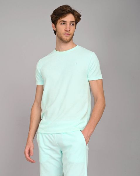 Image de T shirt en velours éponge 4 XL VERT MENTHE
