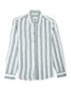 Image de Chemise en lin manches longues larges rayures 4 XL KAKI